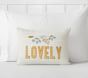 Emily &amp; Meritt Lovely Embroidered Pillow