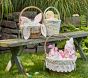 Heritage Floral Eyelet Easter Basket Liners