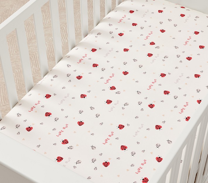 Love Bug Organic Crib Fitted Sheet