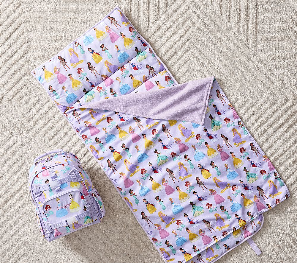 Mackenzie Lavender Disney Princess Backpack &amp; Nap Mat Bundle