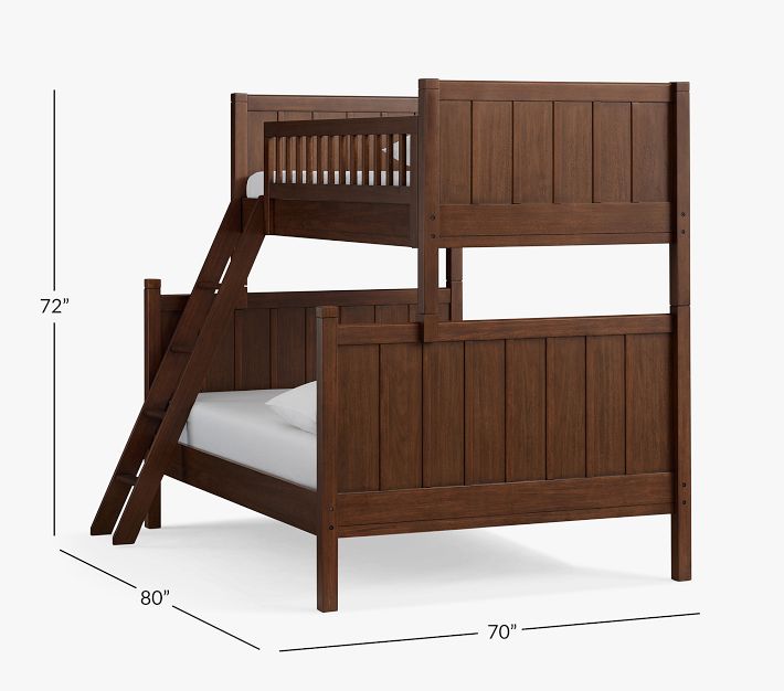 Pottery barn camp twin over full bunk bed discount