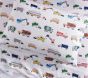 Organic Busy Trucks Sheet Set, Queen, Multi