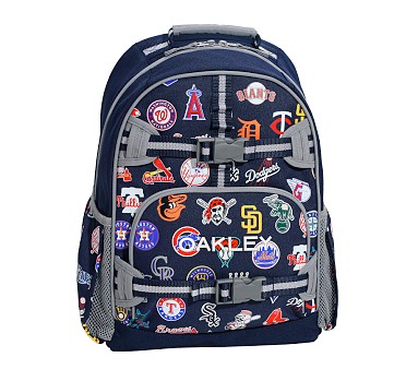 Two (2) MLB shops Kids Small Pottery Barn Backpacks