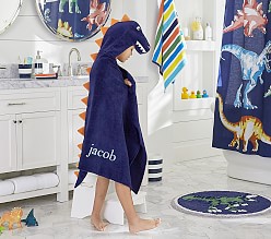 T-Rex Kid Hooded Towel