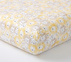 Emery Lion Organic Crib Fitted Sheet