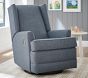 Modern Wingback Swivel Glider Recliner