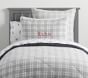 Plaid Sherpa Backed Comforter &amp; Shams