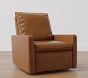 Paxton Swivel Glider Recliner, Leather