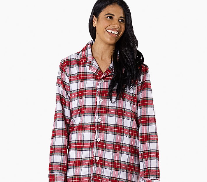 Adult Morgan Plaid Flannel Pajama Set