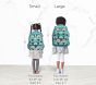 Mackenzie Turquoise Rainbows Chenille Backpacks