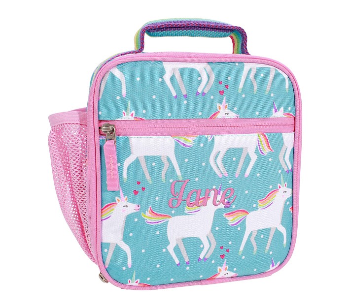 Mackenzie Aqua Unicorn Parade Lunch Boxes