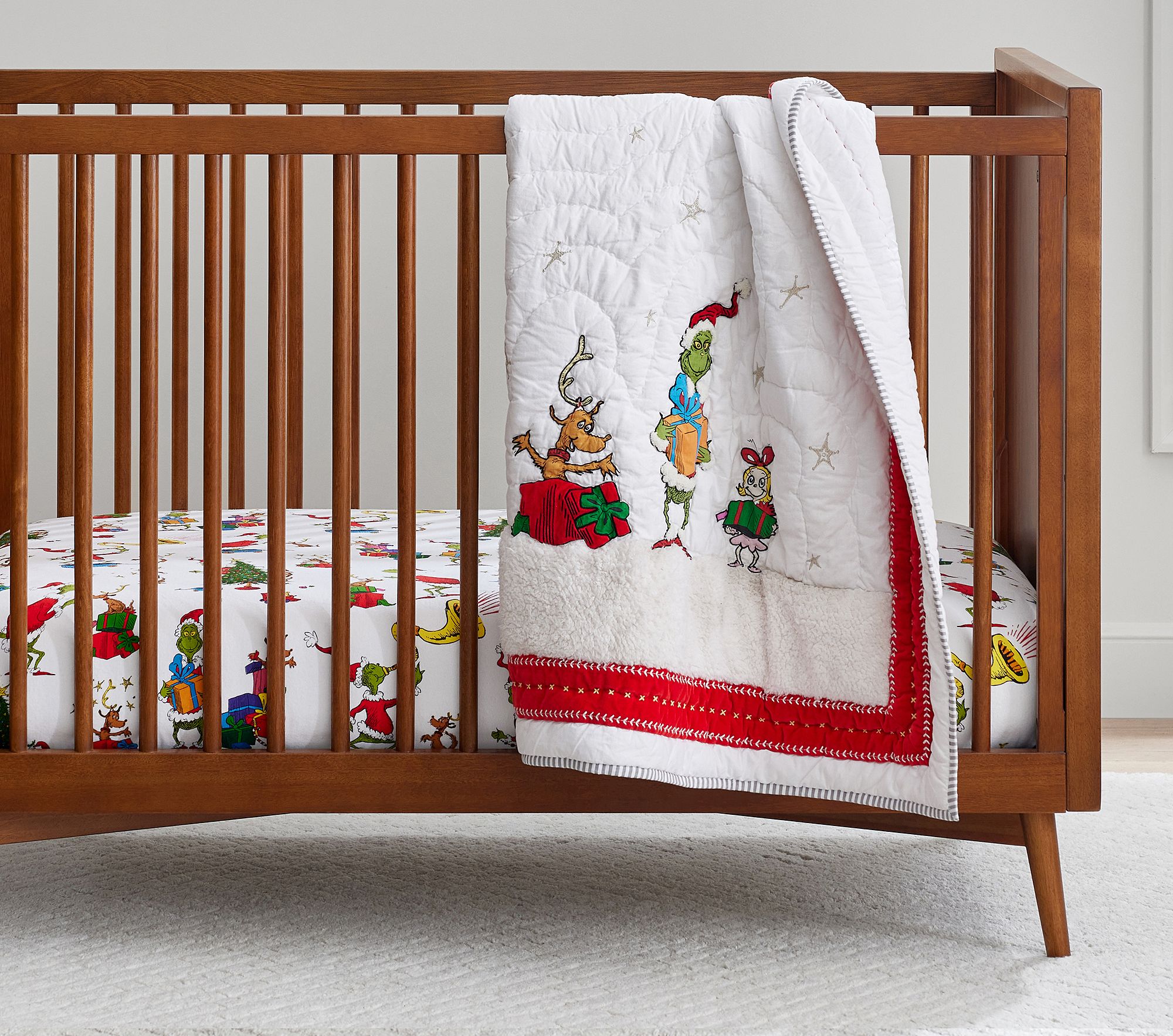 Product image for Dr. Seuss's The Grinch&#8482; Baby Quilt