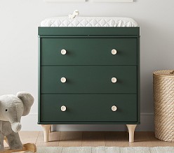 Babyletto Lolly 3-Drawer Dresser & Topper Set (34w x 20d")