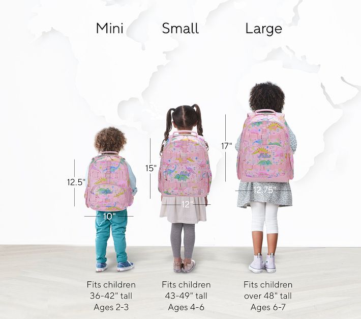 Mackenzie Heritage Pink Dinos Backpacks | Pottery Barn Kids Mackenzie Heritage Pink Dinos Backpacks | Pottery Barn Kids
