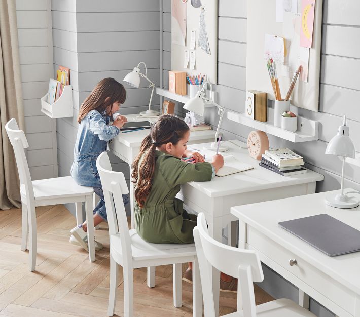 Morgan Simple Kids Desk Hutch Pottery Barn Kids