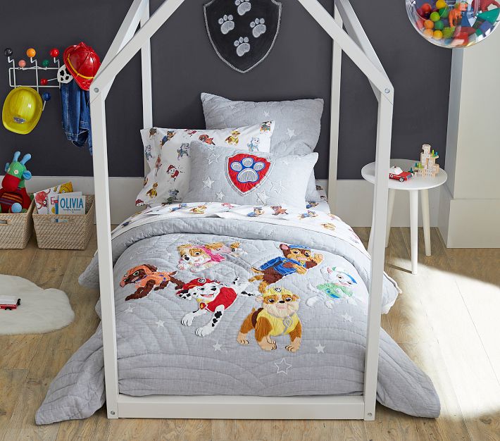 Potterybarn Kids Paw shops Patrol crib bedding