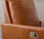 Paxton Swivel Glider Recliner, Leather