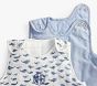 Blue Whale Muslin Wearable Blanket Set TOG 1.5 &amp; 2.0