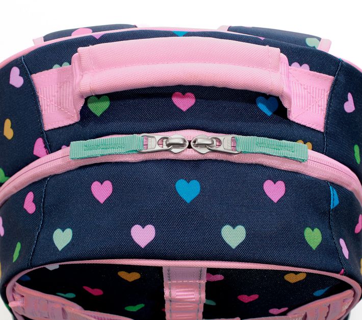 Mackenzie Navy Pink Multi Hearts Backpacks