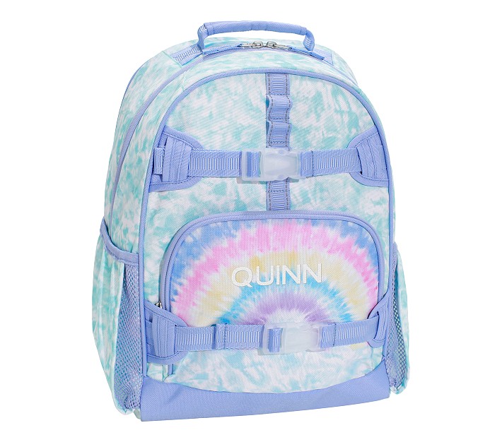 Mackenzie Aqua Rainbow Bright Tie-Dye Backpacks