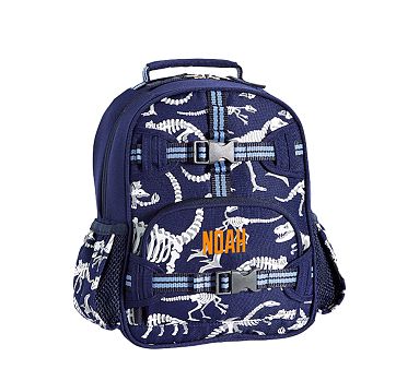 Glow-in-the-Dark Dino Bones Navy Mackenzie Mini RPET Backpack