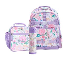 Pottery Barn Mackenzie Purple Dino Backpack outlets and Lunchbox