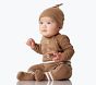 Heirloom Gingerbread Organic Cotton Baby Pajama &amp; Hat Set