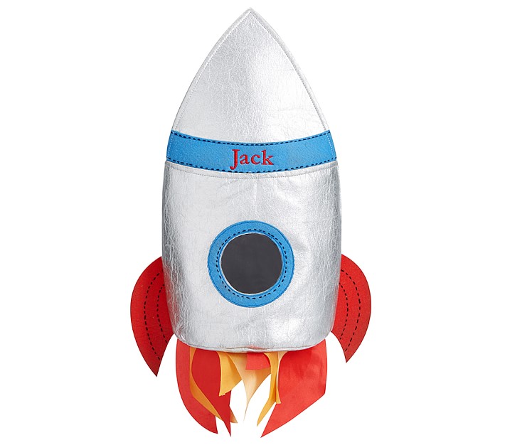 Rocket Ship Puffy Treat Bag