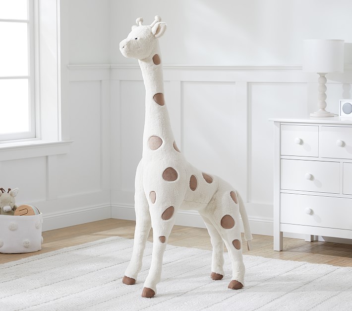 Jumbo Giraffe Plush with Dots