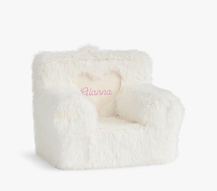Anywhere Chair®, Faux Fur Carved Hearts