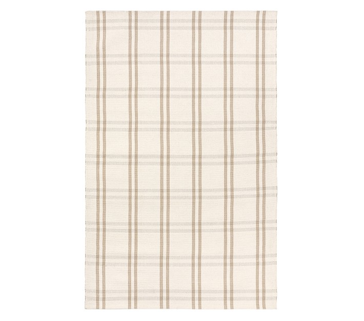 Plaid Woven Rug