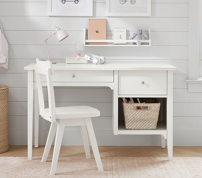 Morgan Storage Desk Simply White In Home Delivery