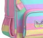 Fairfax Pastel Pink Rainbow Stripe Backpack