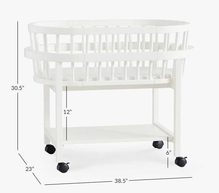 Bristol Bassinet and Mattress Pad Set