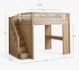 Fillmore Stair Loft Bed &#38; Lower Bed Set