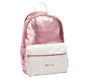 Colby Pink Metallic Sherpa Backpacks