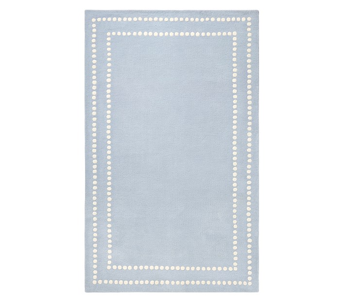 Pearl Dot Border Rug