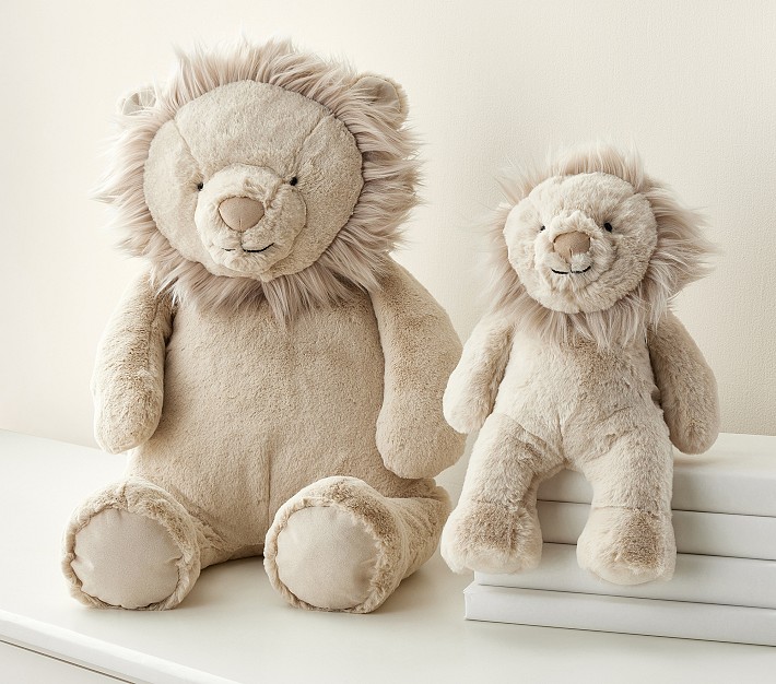 Taupe Lion Critter Plush