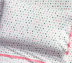 Roller Rabbit Multi Hearts Organic Sheet Set