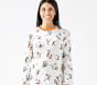 Disney Mickey Mouse Halloween Adult Organic Cotton Pajama Set