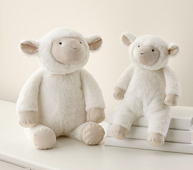 Large lamb stuffed animal on sale