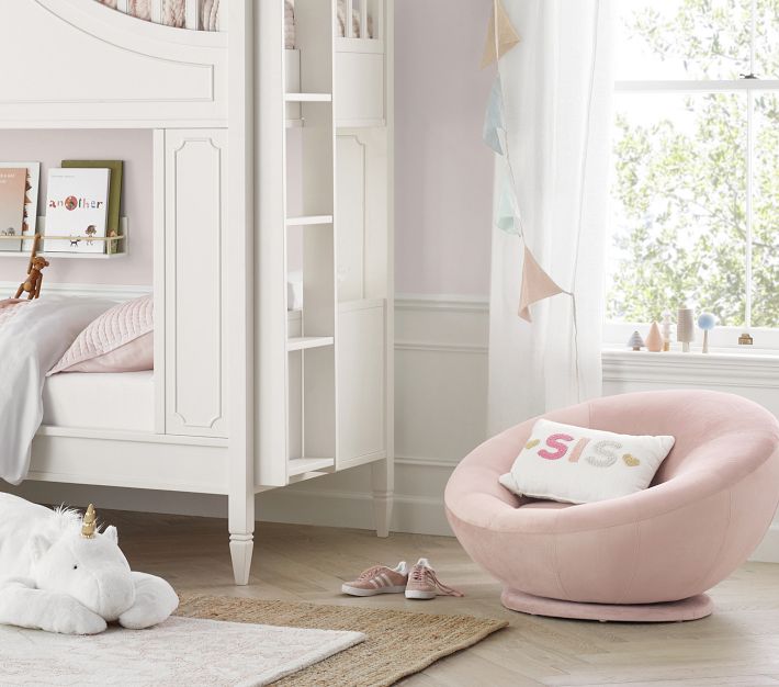 Pottery barn groovy swivel chair discount