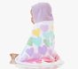 Rainbow Heart Beach Hooded Towel