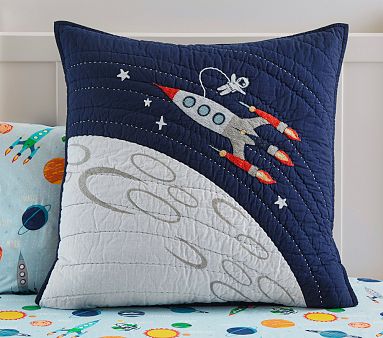 Pottery Barn Kids store Outer Space Quilt & Shams, Full/Queen