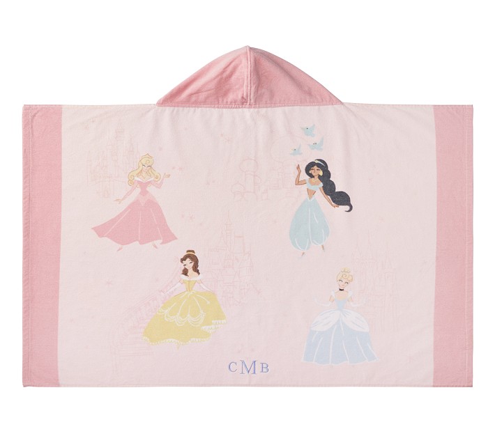 Disney Princess Castles Beach Hooded Towel