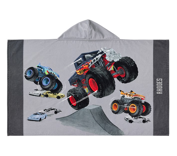 Hot Wheels Monster Trucks&#8482; Kid Beach Hooded Towel