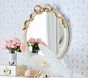 LoveShackFancy Bow Round Mirror (32&quot;)