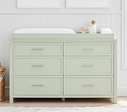 Camden 6-Drawer Dresser & Topper Set (56w x 19d")