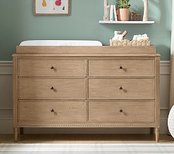 Harlow 6-Drawer Dresser & Topper Set (56w x 19d")