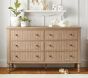 Catalina Beadboard 6-Drawer Dresser (56w x 19d&quot;)